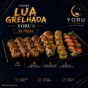 Combo Lua Grelhada - 30 Peças