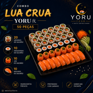 Combo Lua Crua - 50 Peças