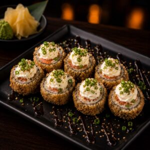 Hot Roll Salmão com Cebolinha (5uni)