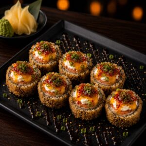 Hot Roll Salmão com Geleia de Pimenta (5uni.)