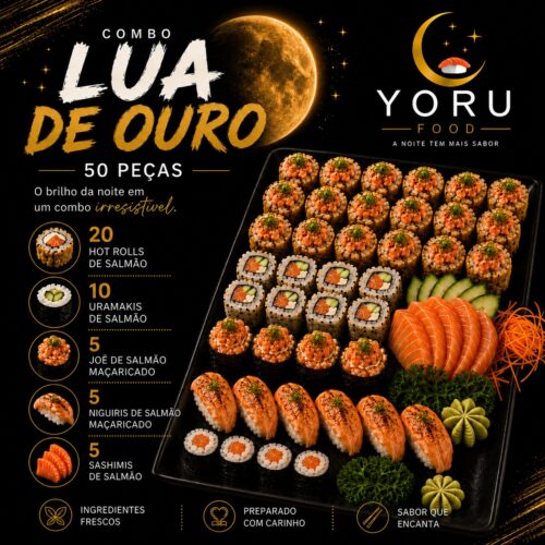 Combo Lua de Ouro - 50 Peças